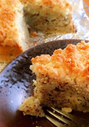 りんごと紅茶のクランブルケーキ-レシピのメイン写真