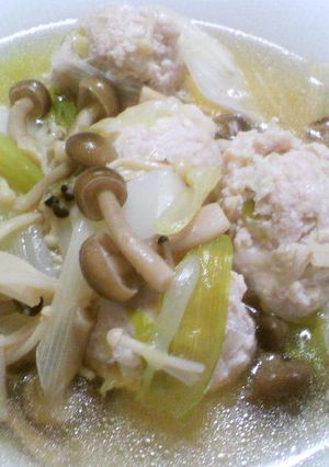 鶏つみれの中華スープ-レシピのメイン写真