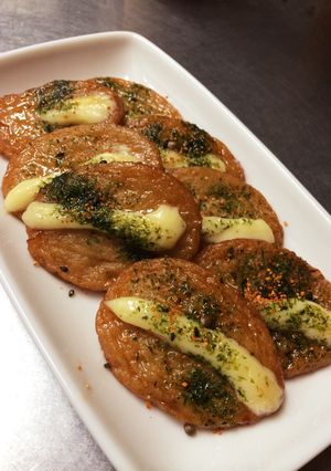 5分でおつまみ！薩摩揚げ青海苔マヨ焼き-レシピのメイン写真