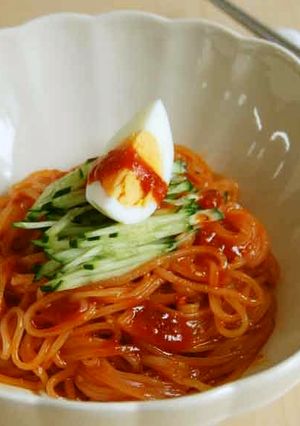 ピビン麺☆チョジャンで和える韓国風混ぜ麺-レシピのメイン写真