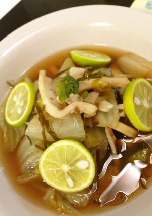 ③つで美味〜♪白菜とイカ炊いたん-レシピのメイン写真