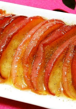皮ごとフライパンで焼きりんご♪-レシピのメイン写真