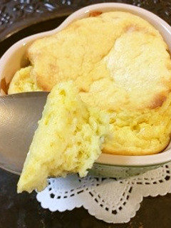 ヨーグルトとさつま芋で半熟チーズスフレ♪-レシピのメイン写真