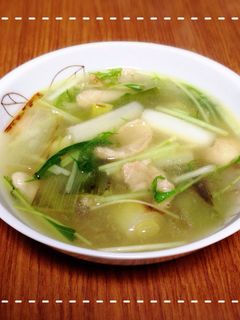 風邪予防☆ネギと生姜の薬膳スープ-レシピのメイン写真