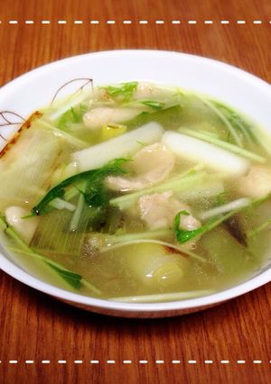 風邪予防☆ネギと生姜の薬膳スープ-レシピのメイン写真