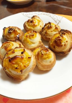 クルクル〜っと簡単スイートポテトパイ♡-レシピのメイン写真