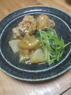 豚肉のごぼう団子★柚子胡椒味噌-レシピのメイン写真