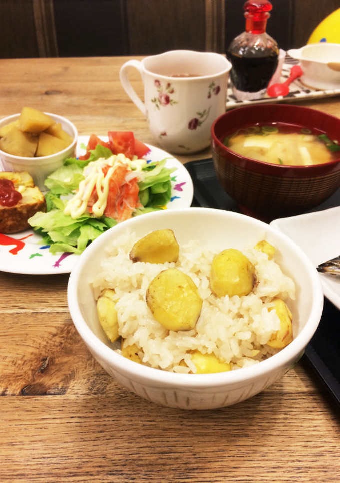 簡単！栗おこわ〜♫-レシピのメイン写真