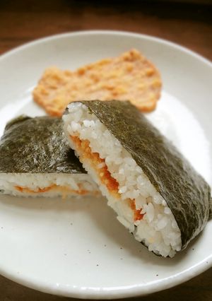 安上がりな天むす風【おにぎらず】-レシピのメイン写真