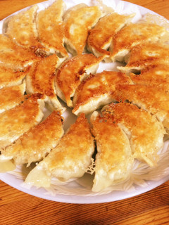 こんがりパリパリ羽根つき餃子-レシピのメイン写真
