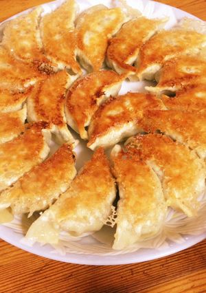 こんがりパリパリ羽根つき餃子-レシピのメイン写真