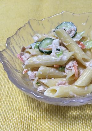 マヨネーズ de パスタ♪ペンネサラダ-レシピのメイン写真