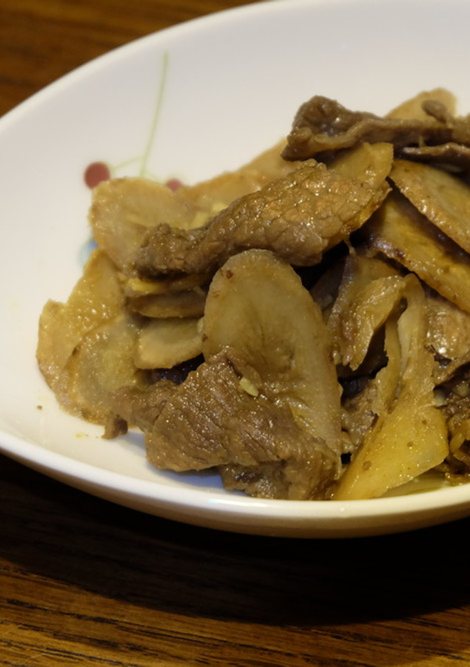 牛肉とごぼうのしぐれ煮　カレー風味で・・-レシピのメイン写真