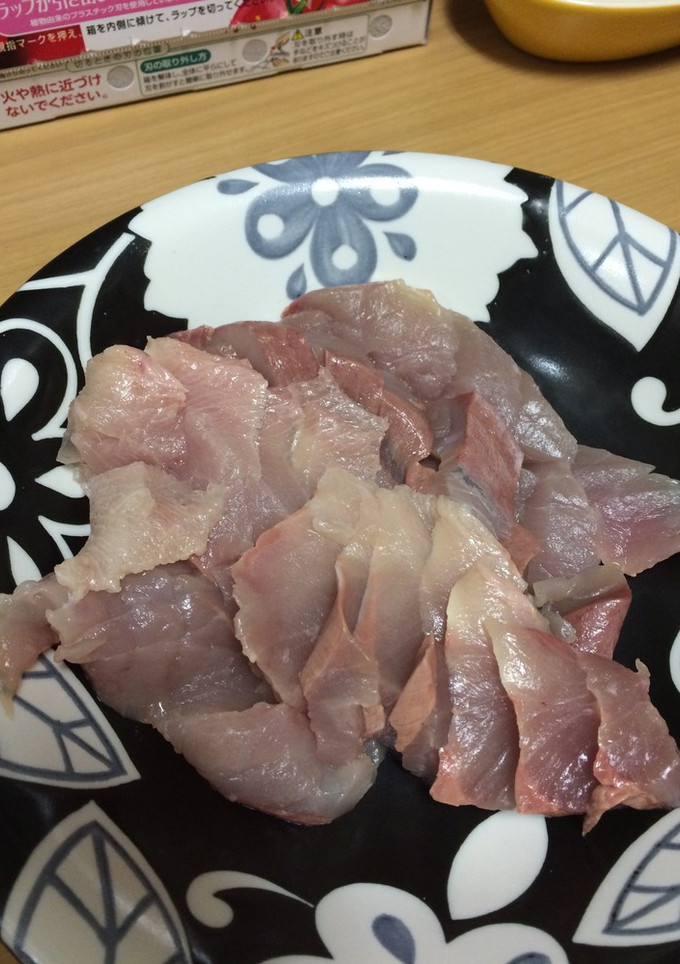 ゆうがママのいなだ（ハマチ）三種類-レシピのメイン写真
