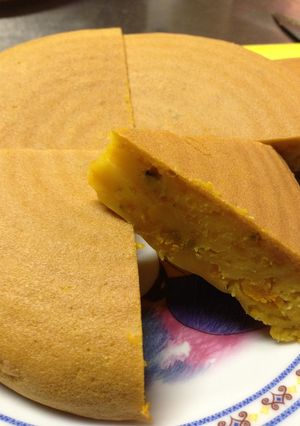 簡単モチモチかぼちゃのケーキ-レシピのメイン写真