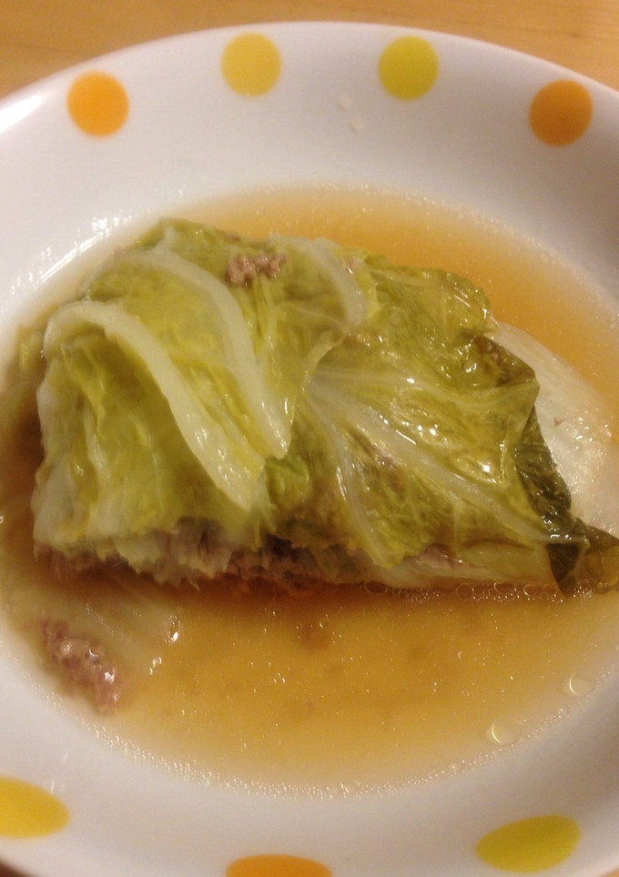 材料3つ☆簡単白菜とひき肉の重ね煮-レシピのメイン写真