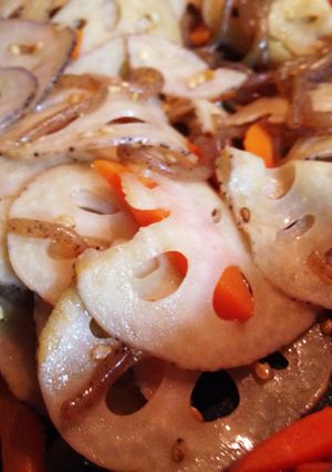 シャキシャキ美味しい！蓮根きんぴら-レシピのメイン写真