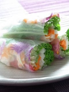 水菜の生春巻き-レシピのメイン写真