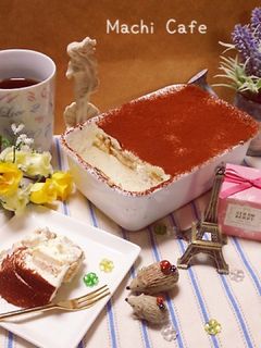 簡単♡クリームチーズでティラミス♪-レシピのメイン写真