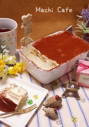 簡単♡クリームチーズでティラミス♪-レシピのメイン写真