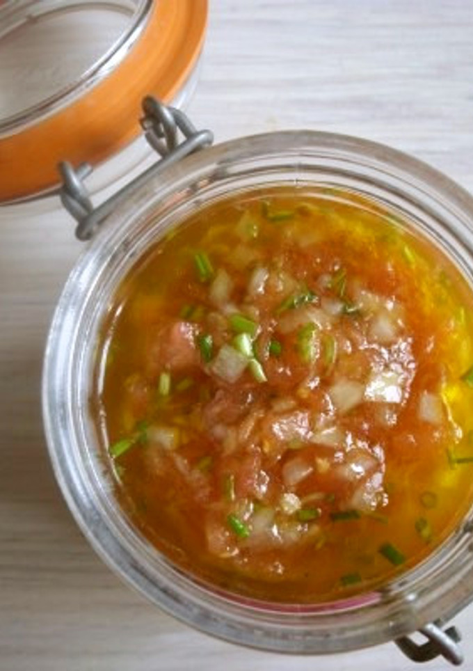 我が家のあっさり美味な湯むきトマトソース-レシピのメイン写真
