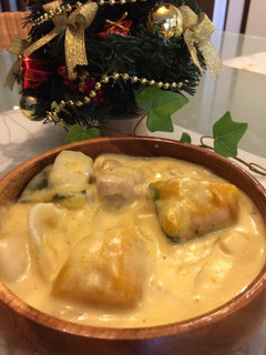 かぼちゃと白菜のクリーム煮-レシピのメイン写真