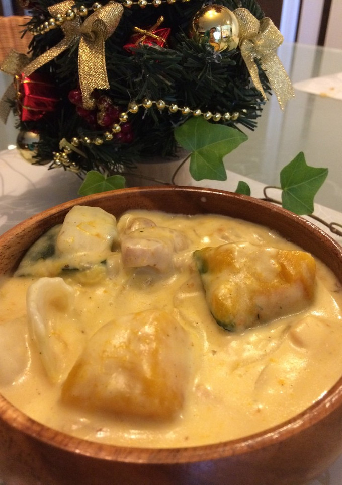 かぼちゃと白菜のクリーム煮-レシピのメイン写真