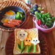食パン*チーズのお花ちゃん