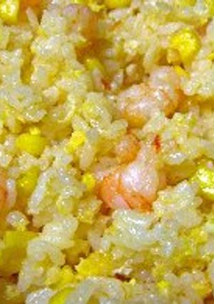 炊飯器で炒める!?海老とコーンの炒飯-レシピのメイン写真