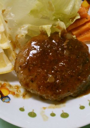 夕食に♪ 絶品！ 照り焼き ハンバーグ♡-レシピのメイン写真