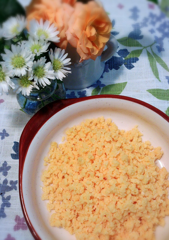 ♪卵そぼろを細かくきれいに作る方法♪-レシピのメイン写真