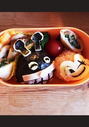 バイキンマンとドキンちゃん弁当-レシピのメイン写真