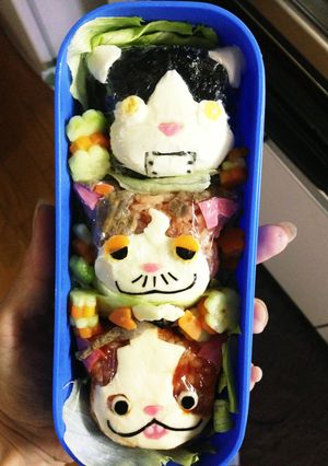 妖怪ウォッチ キャラ弁-レシピのメイン写真