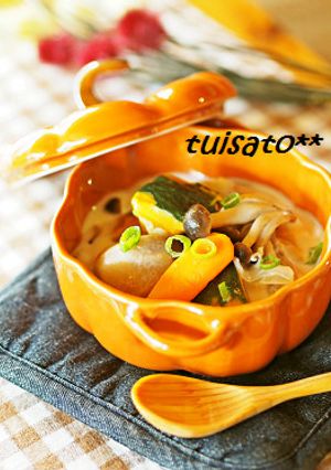 ＊ほたて缶で：里芋＆南瓜の和風ちゃうだ～-レシピのメイン写真