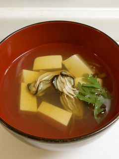 牡蛎のお吸い物-レシピのメイン写真