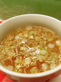超簡単!ねぎた~ぷりの中華スープ♪-レシピのメイン写真