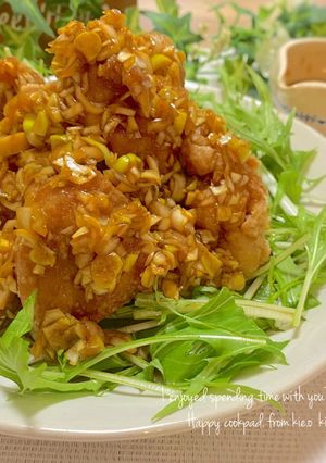 【にんにく醤油】❀ネギダレ☆鶏の唐揚げ❀-レシピのメイン写真
