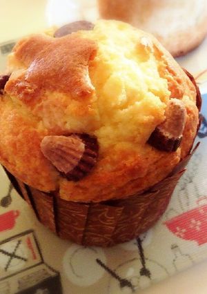 HMで作る!さくふわアポロチョコマフィン-レシピのメイン写真