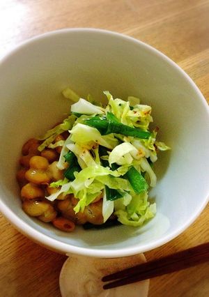 シャキ②野菜で♬納豆のかくれんぼ☆-レシピのメイン写真