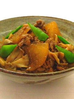 大根と舞茸のそぼろ煮-レシピのメイン写真