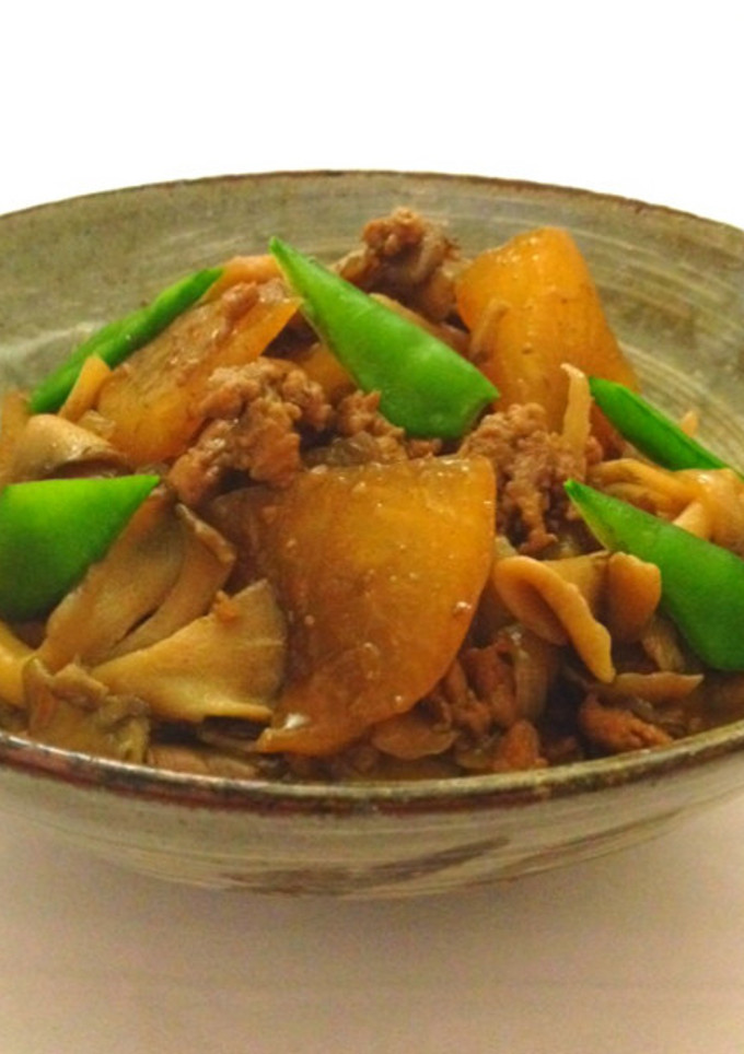 大根と舞茸のそぼろ煮-レシピのメイン写真