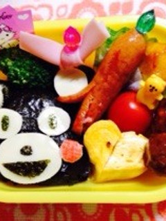 キャラ弁 くまモン-レシピのメイン写真