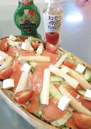 スモークサーモンと仲間たちサラダ☆-レシピのメイン写真