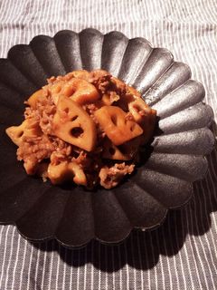 豚肉と蓮根の炒め煮-レシピのメイン写真