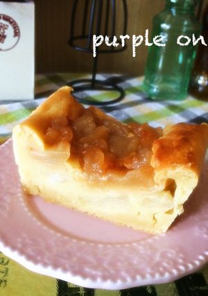 ズボラさんのリンゴ入り謎のもちもちケーキ-レシピのメイン写真