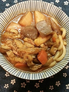筑前煮でリメイク♪和風カレーうどん-レシピのメイン写真