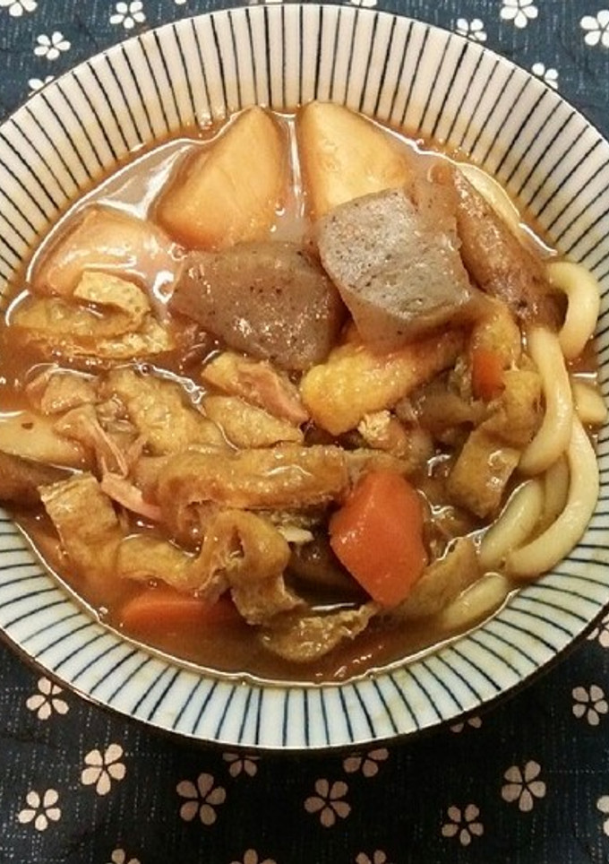 筑前煮でリメイク♪和風カレーうどん-レシピのメイン写真