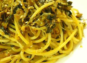 高菜とじゃこのスパゲッティー-レシピのメイン写真