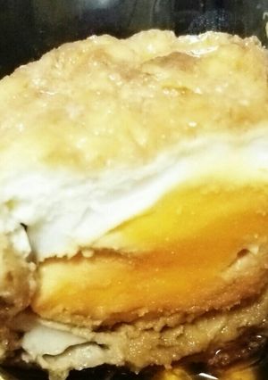 油揚げ玉子の巾着煮(袋煮)-レシピのメイン写真