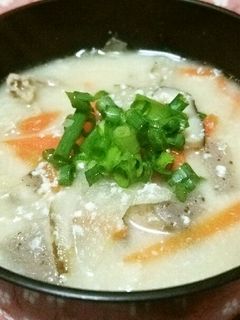 簡単★具だくさん粕汁-レシピのメイン写真